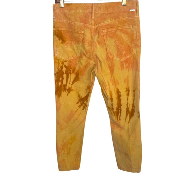 MOTHER Looker High-Rise Tie-Dye
Corduroy Skinny Jeans Size 30 - Picture 4 of 5
